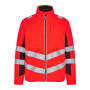 Blouson Ripstop Safety haute-visibilité - Devant - Rouge