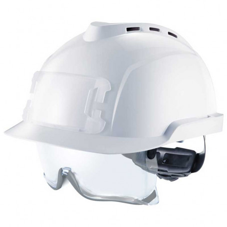 Casque V-Gard 930® blanc avec surlunette MSA