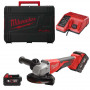 Coffret meuleuse d'angle 125 MM MILWAUKEE M18 BLSAG125XPD-402X