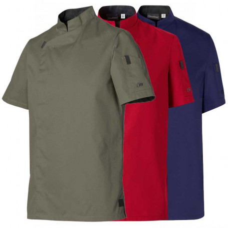 Veste de cuisine homme SHADE manches courtes