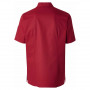 Veste de cuisine homme SHADE manches courtes - Rouge Dos