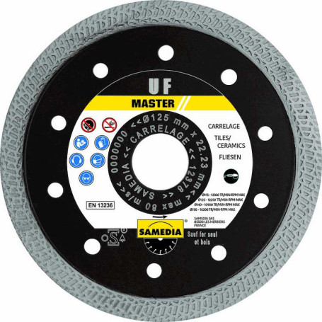 Disque carrelage MASTER UF 125mm