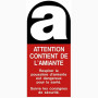 Lot étiquette amiante