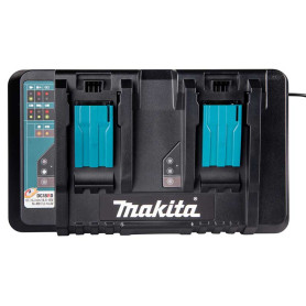 Chargeur rapide 2 batteries Makita DC18RD face