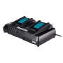 Chargeur rapide 2 batteries Makita DC18RD