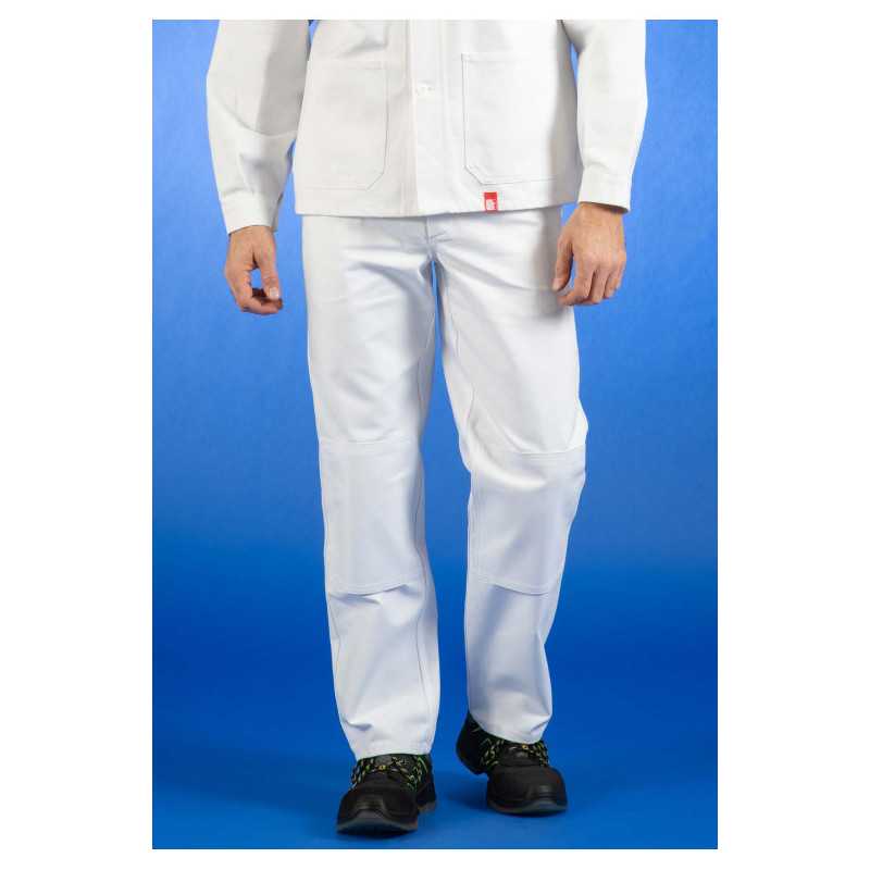 Pantalon de travail Blanc 100% coton - BP